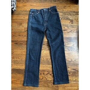 Judi Rosen Stretch Judi Jean Deep Indigo High Rise Straight Leg Size 27
